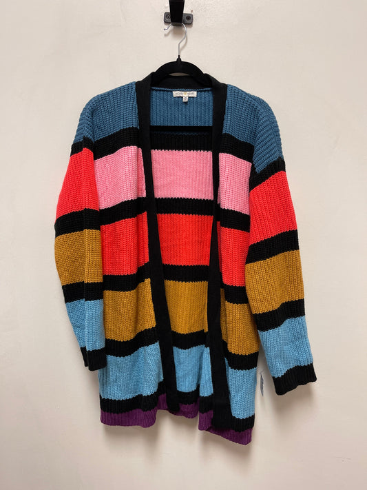 Cardigan By Clothes Mentor In Striped Pattern, Size: M