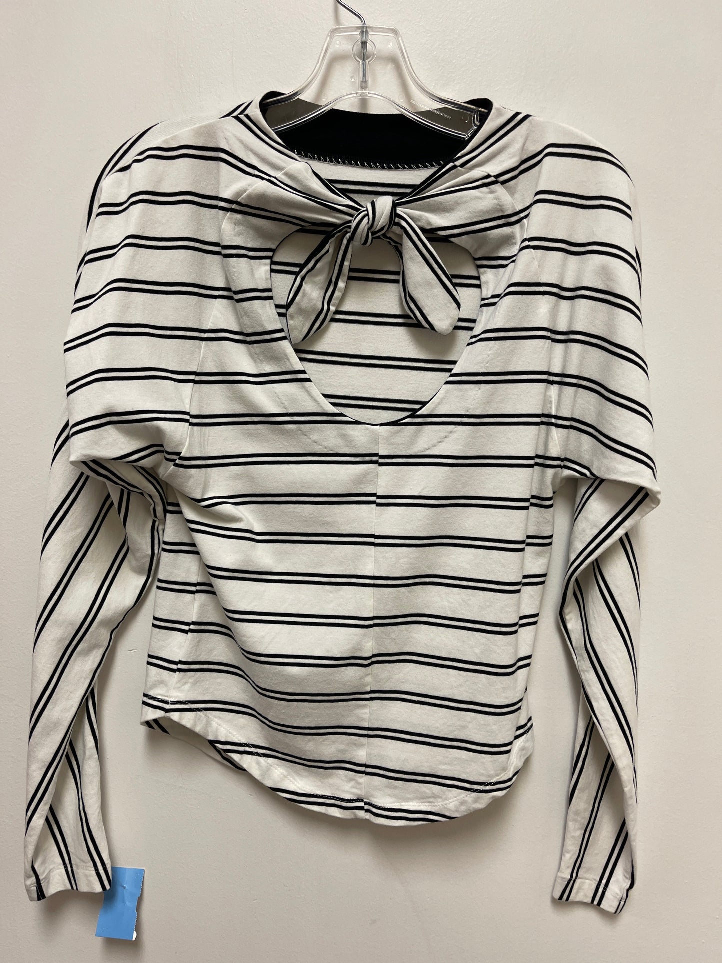 Top Long Sleeve By Free People In Striped Pattern, Size: Xs