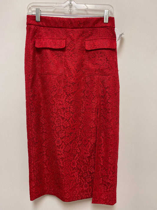 Skirt Maxi By J. Crew In Red, Size: 8