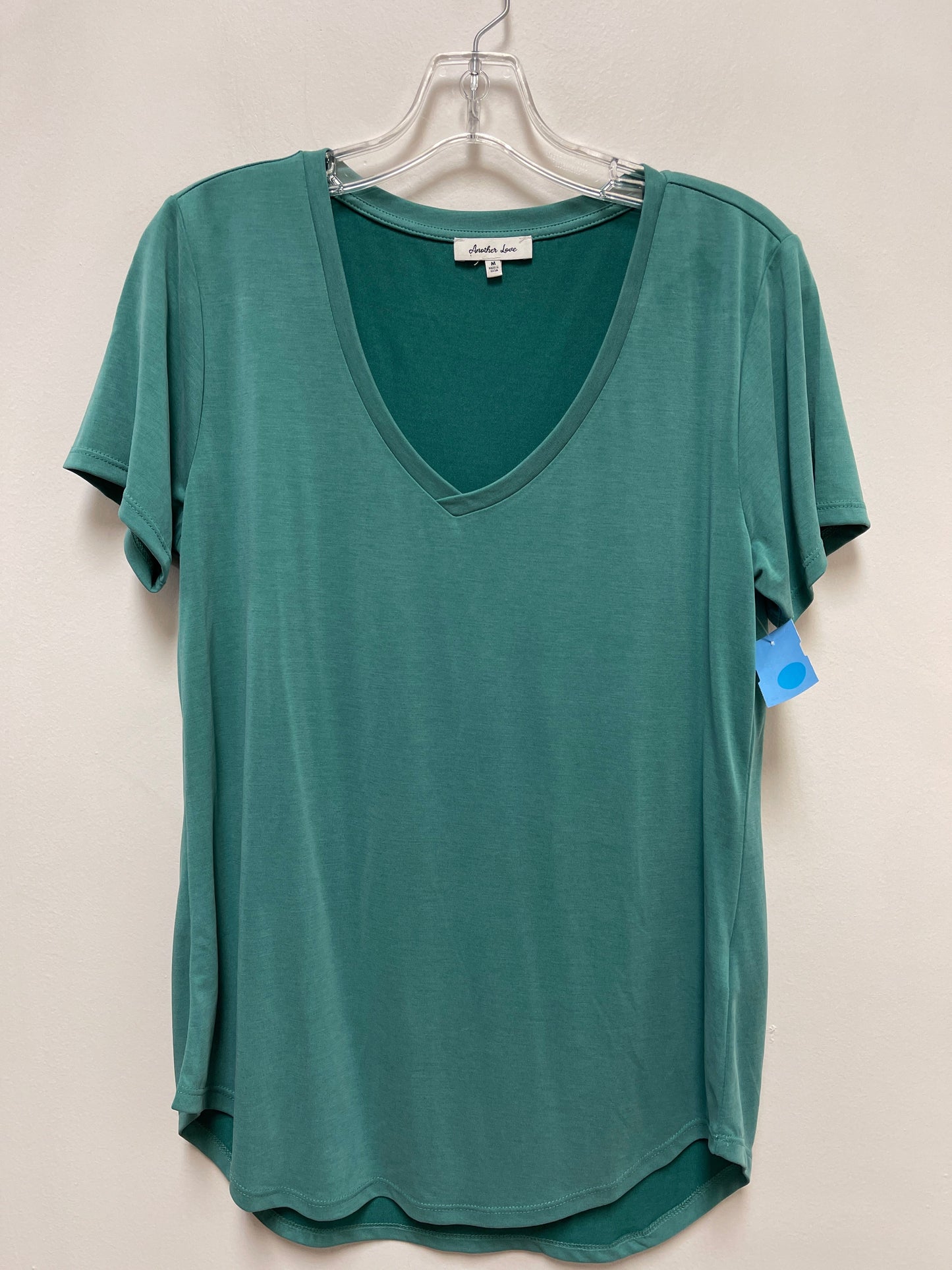 Top Short Sleeve Basic By Clothes Mentor In Green, Size: M