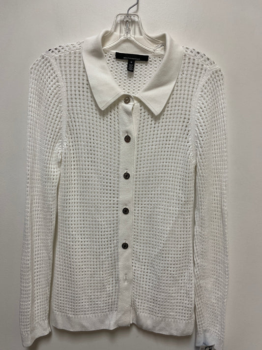 Top Long Sleeve By White House Black Market In White, Size: M