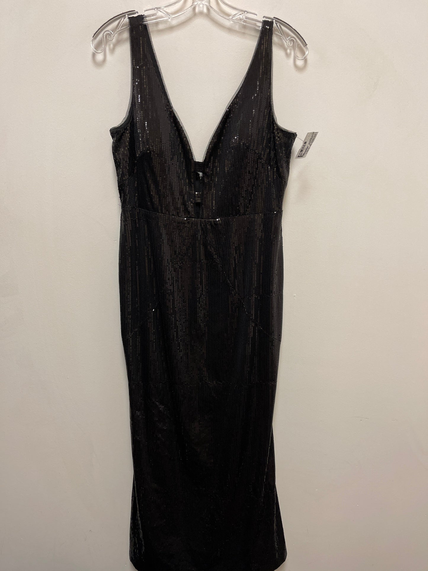 Dress Party Long By Calvin Klein In Black, Size: M