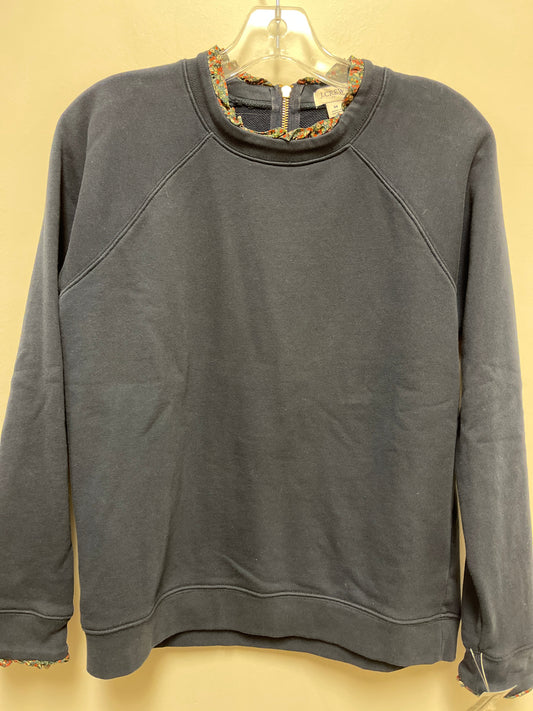 Sweatshirt Collar By J. Crew In Navy, Size: M