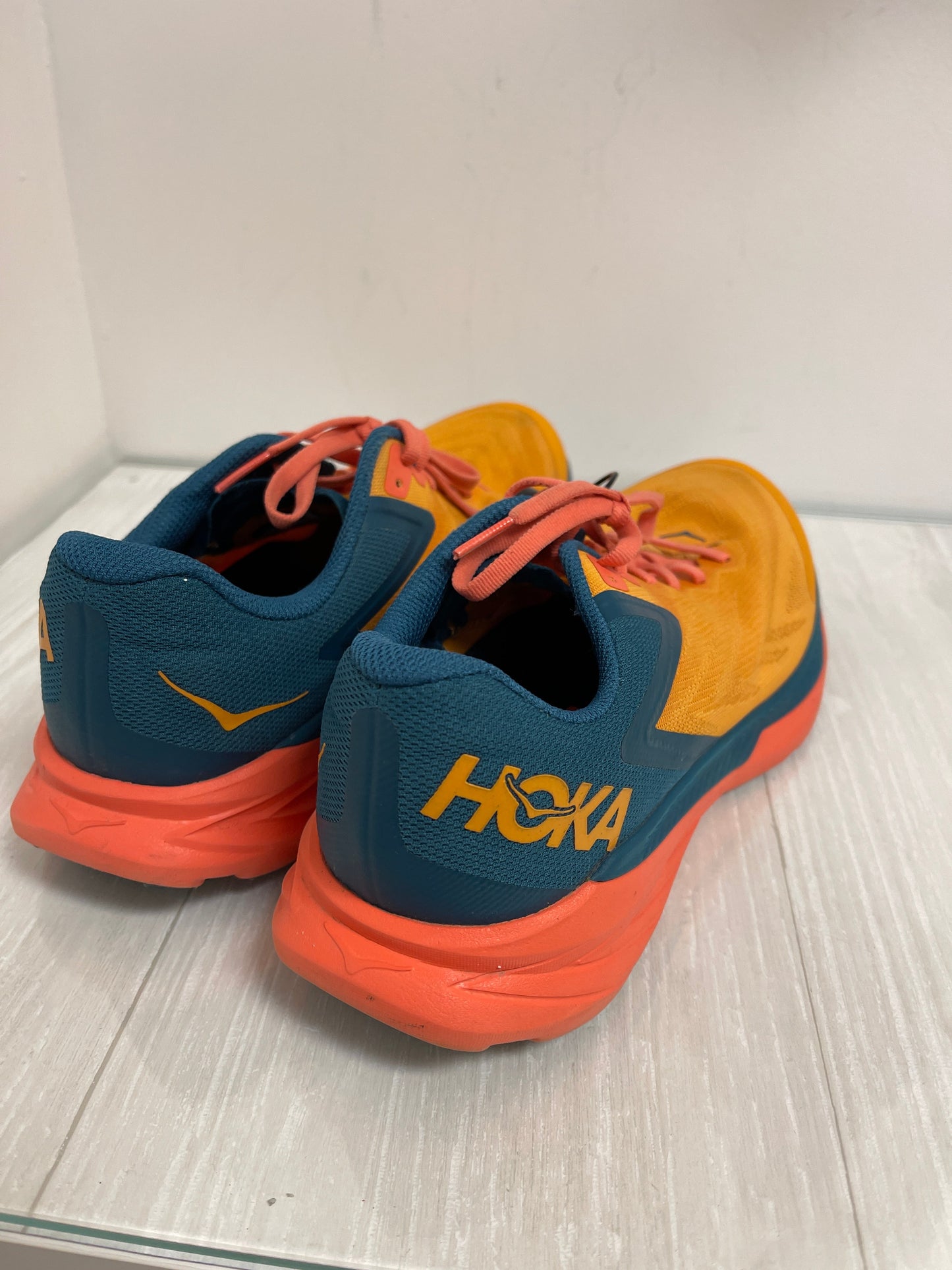 Shoes Athletic By Hoka In Orange, Size: 10.5