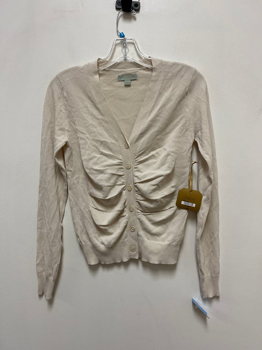 Cardigan By Clothes Mentor In Cream, Size: Xs