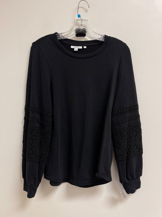 Top Long Sleeve By Chicos In Black, Size: S