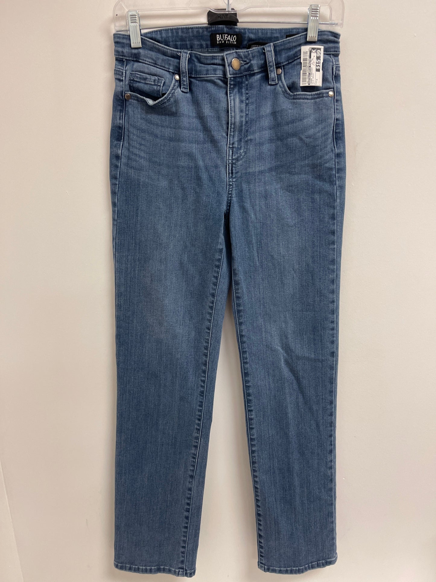 Jeans Straight By Buffalo David Bitton In Blue Denim, Size: 4