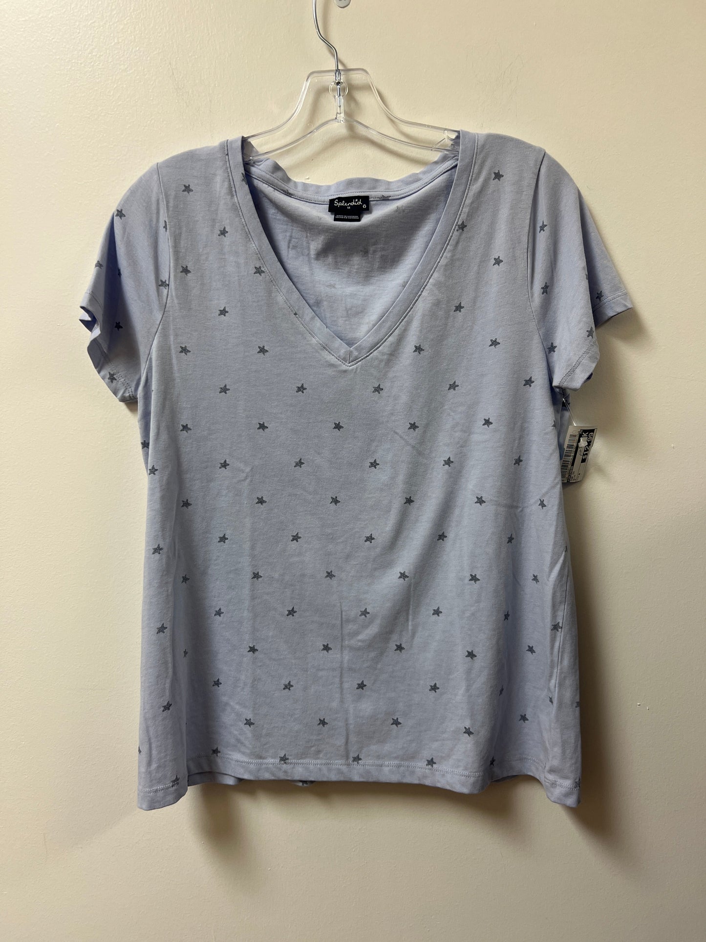 Top Short Sleeve By Splendid In Blue, Size: M