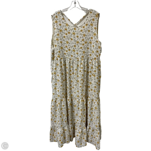 Dress Casual Maxi By Hayden La In Floral Print, Size: 1x