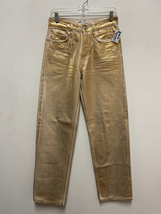 Pants Other By Zara In Gold, Size: 6