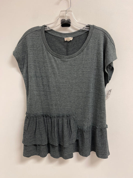 Top Sleeveless By Hem & Thread In Grey, Size: M