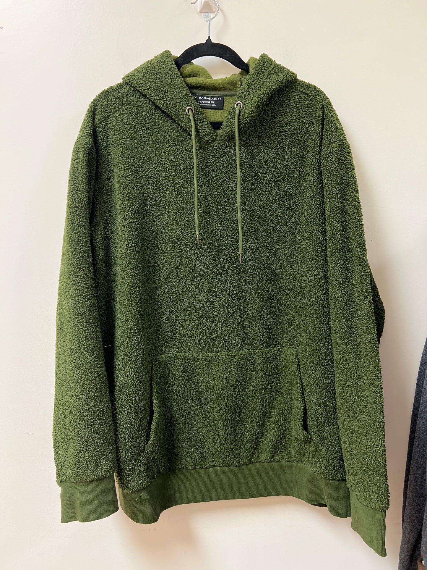 Sweatshirt Hoodie By No Boundaries In Green, Size: 2x