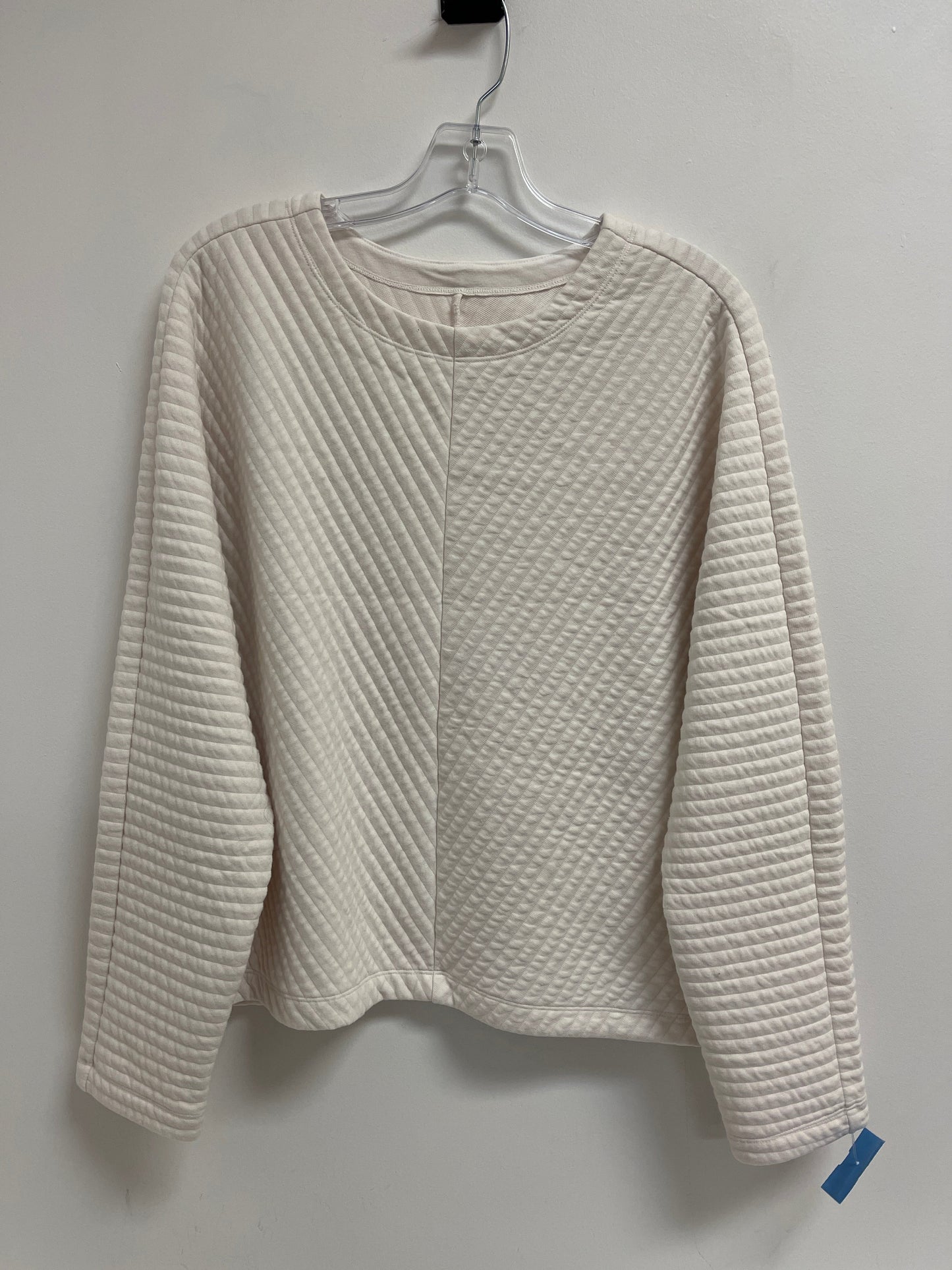 Top Long Sleeve By A New Day In Cream, Size: Xl