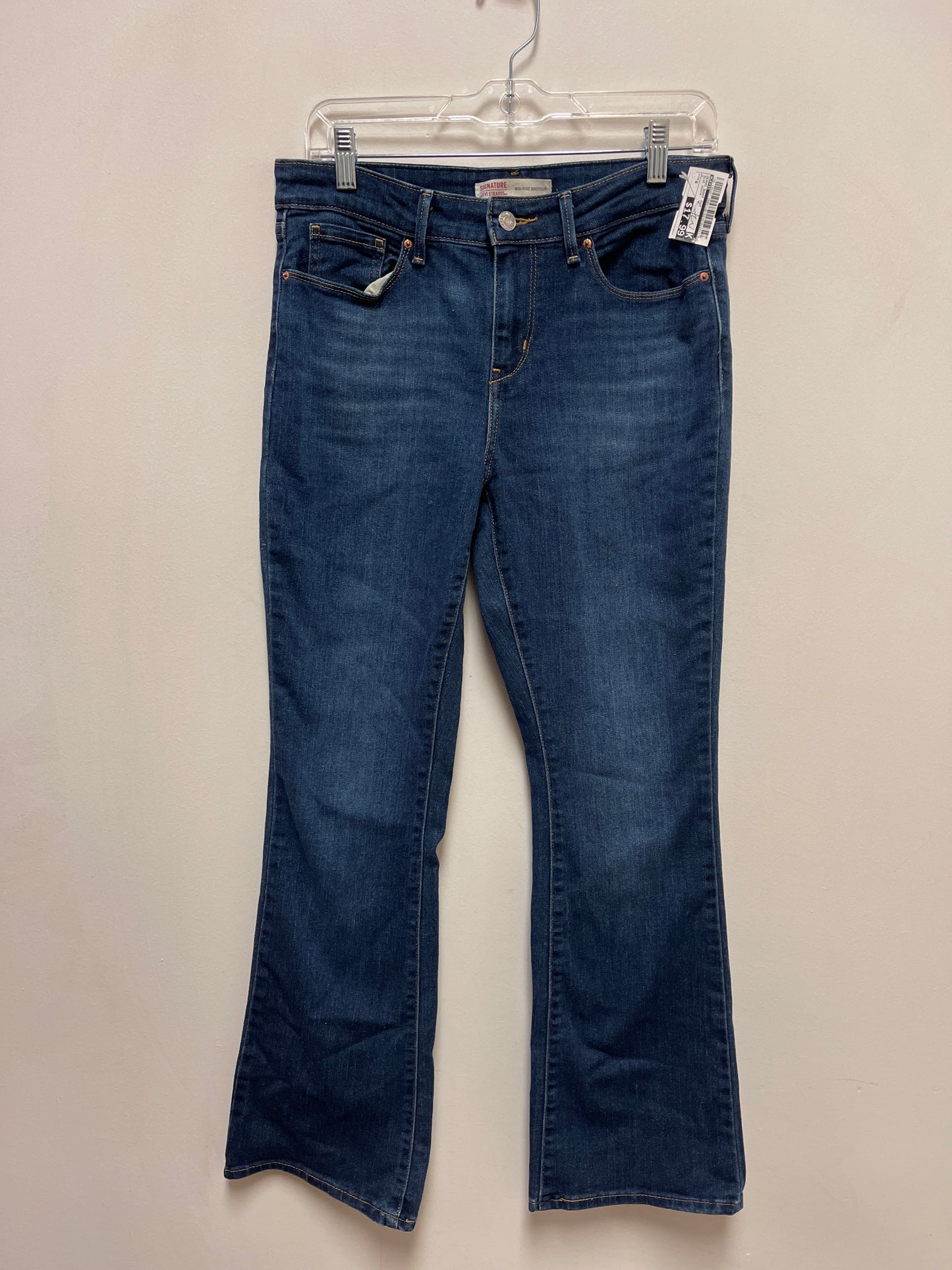 Jeans Boot Cut By Levis In Blue Denim, Size: 6