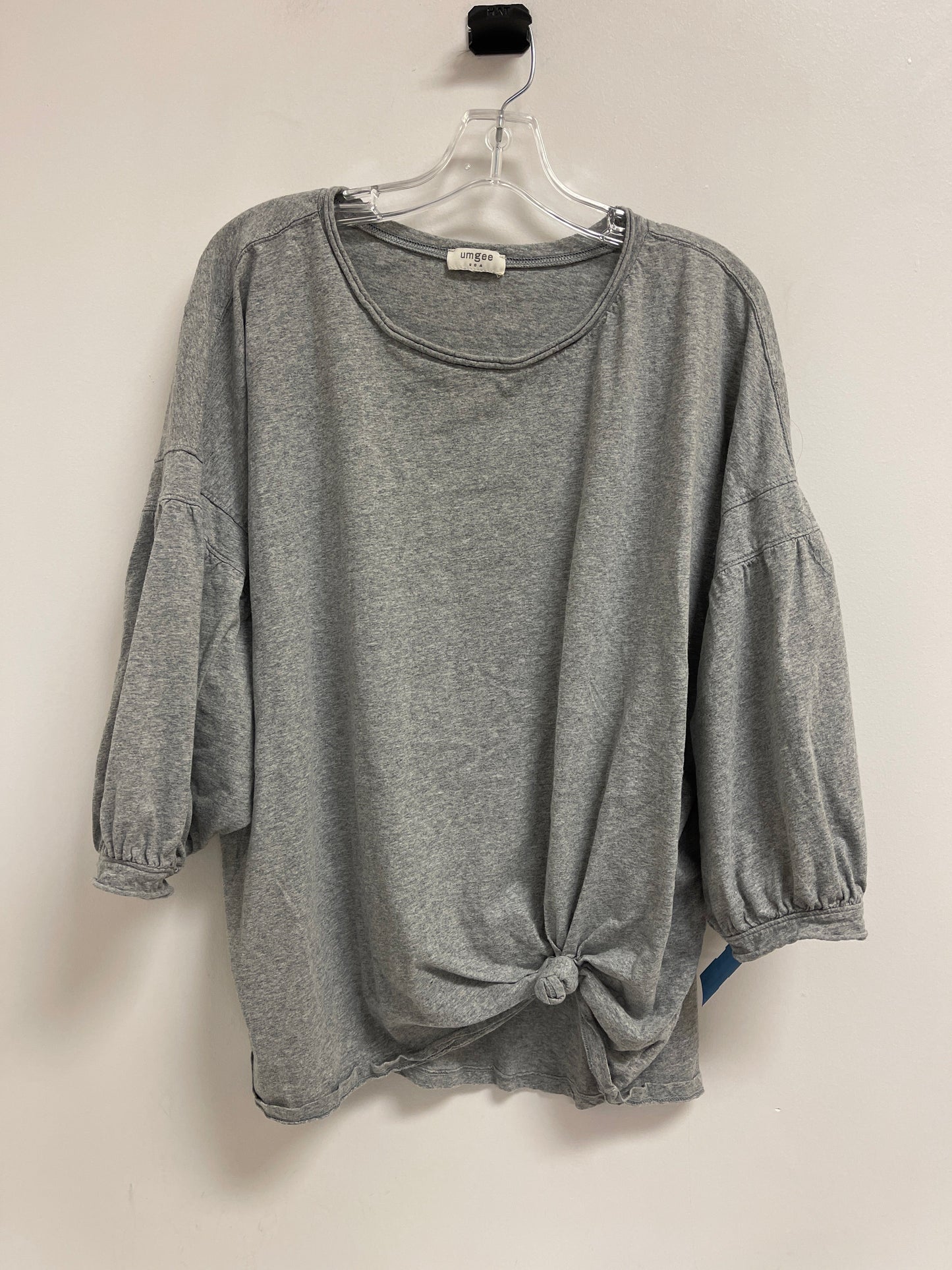 Tunic Long Sleeve By Umgee In Grey, Size: S