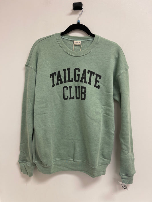 Sweatshirt Collar By Clothes Mentor In Green, Size: M