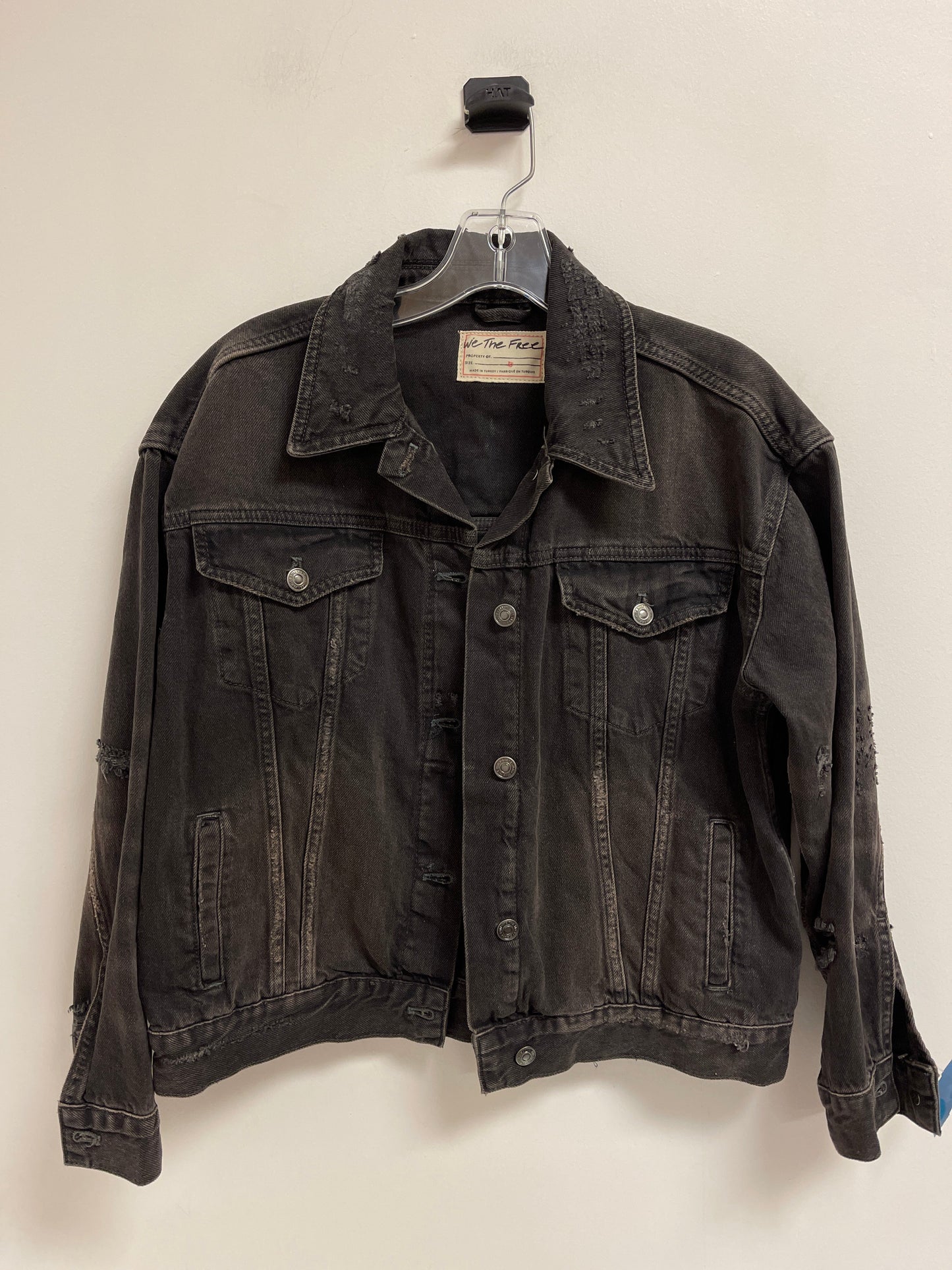 Jacket Denim By We The Free In Black Denim, Size: Xs