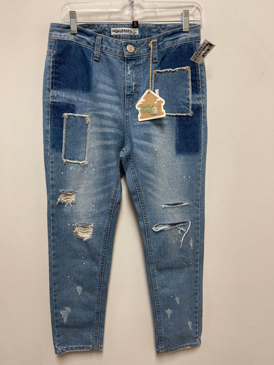 Jeans Straight By Clothes Mentor In Blue Denim, Size: 4