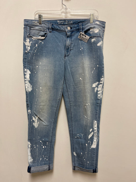 Jeans Skinny By White House Black Market In Blue Denim, Size: 12