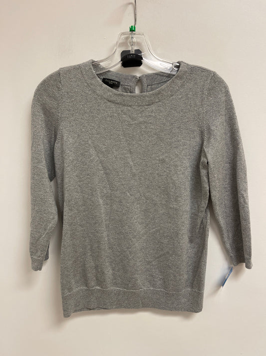 Top Long Sleeve By Talbots In Silver, Size: Sp