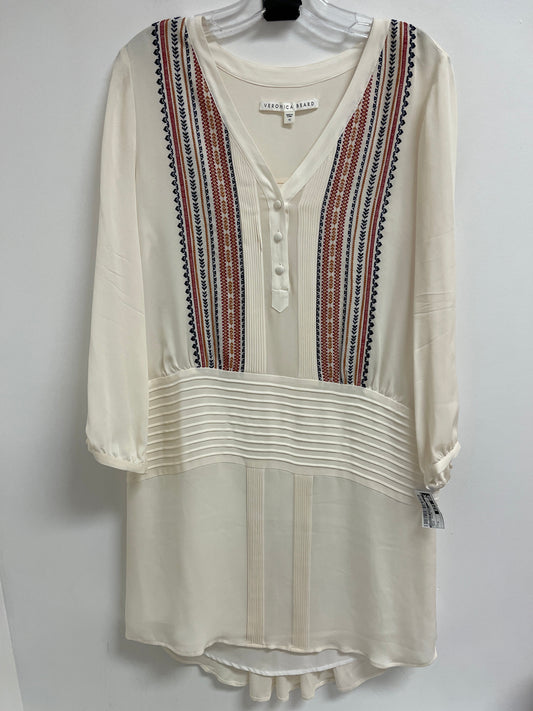 Dress Casual Short By Veronica Beard In Cream, Size: M