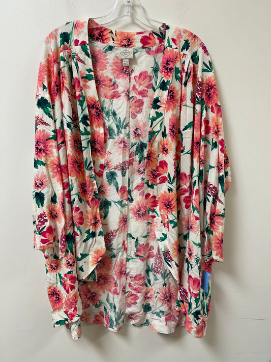 Kimono By St Johns Bay In Floral Print, Size: Osfm