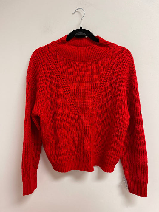 Sweater By Clothes Mentor In Red, Size: S