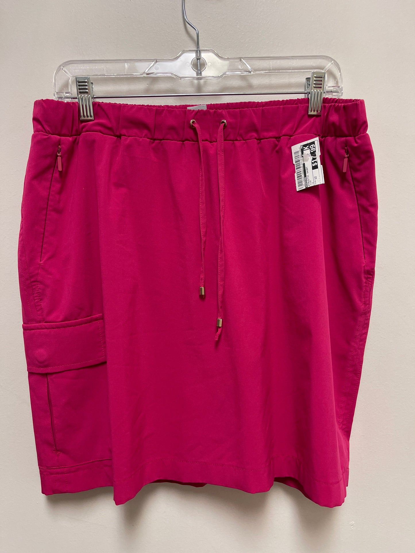 Athletic Skort By Chicos In Pink, Size: 12