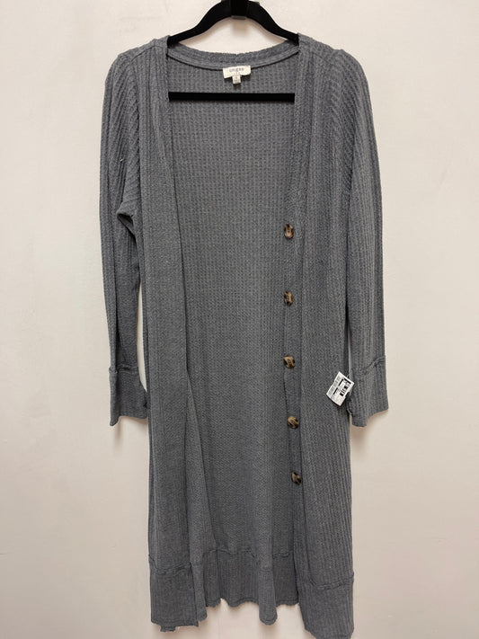 Sweater Cardigan By Umgee In Grey, Size: S