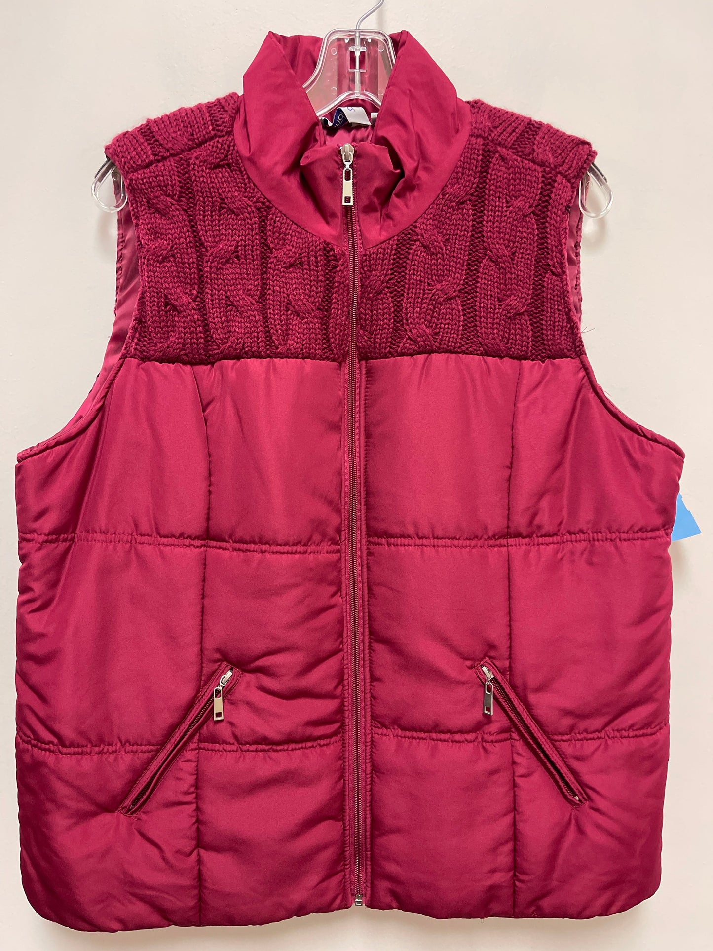 Vest Puffer & Quilted By Clothes Mentor In Red, Size: Xl