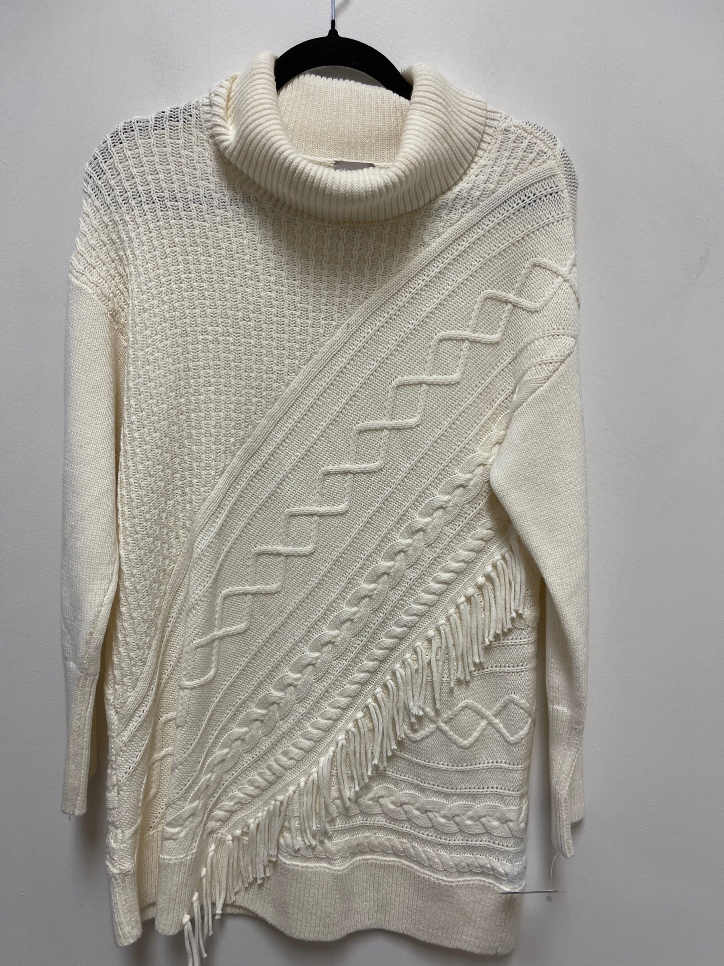 Sweater By Chicos In Cream, Size: M