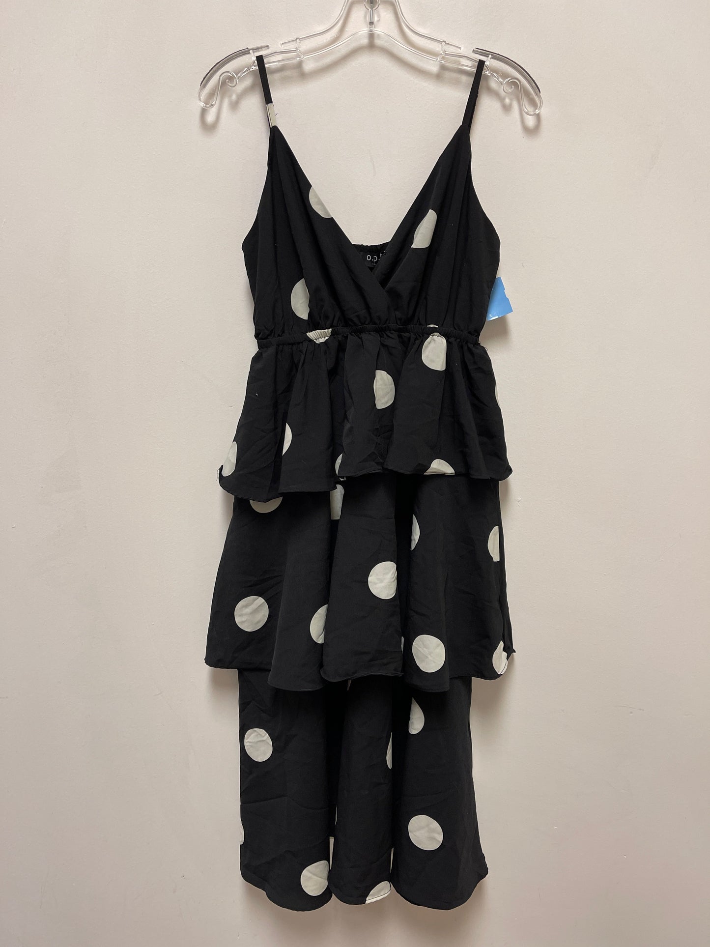 Dress Casual Midi By Clothes Mentor In Polkadot Pattern, Size: L