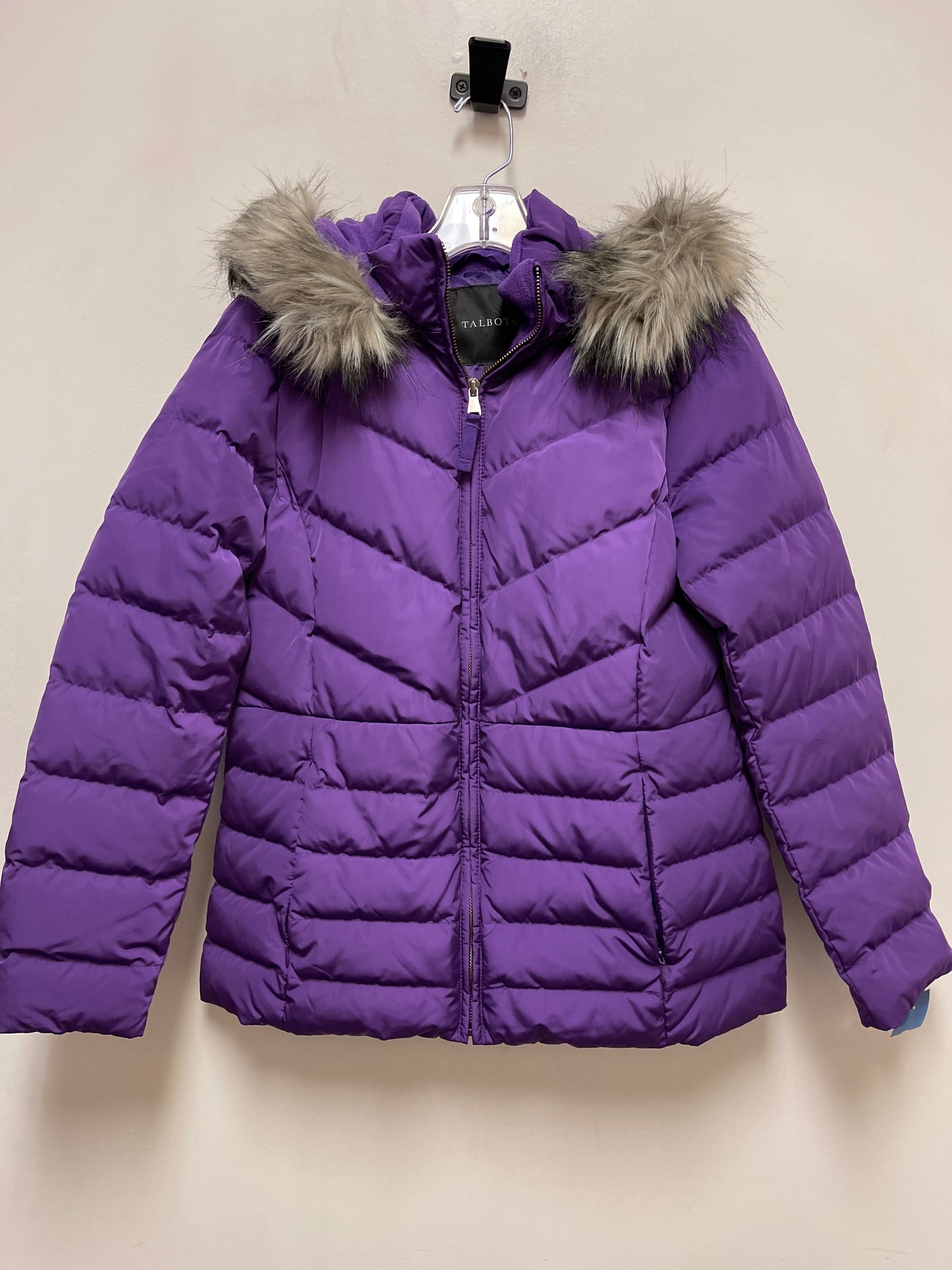 Jacket Puffer & Quilted By Talbots In Purple, Size: S