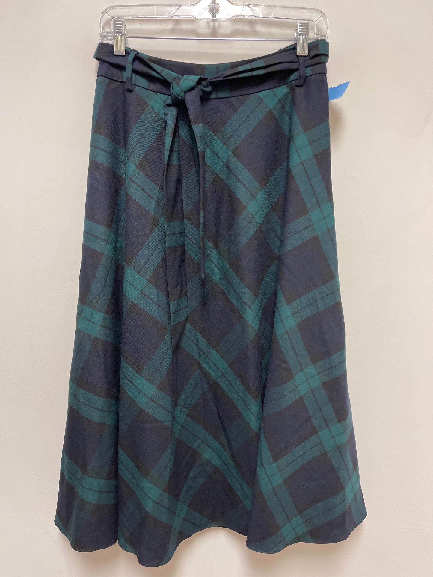 Skirt Maxi By Talbots In Black & Green, Size: 4