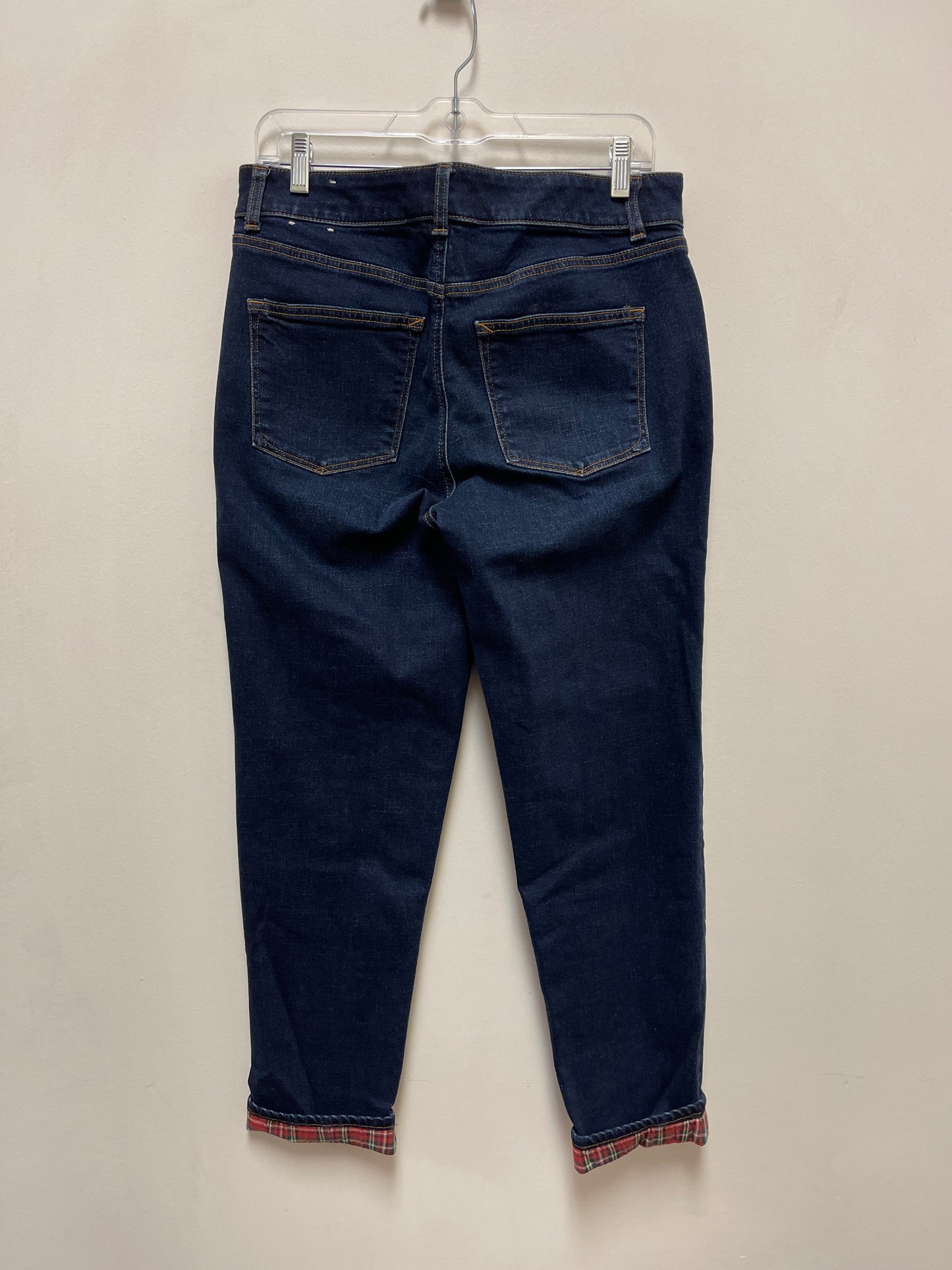 Jeans Cropped By Talbots In Blue Denim, Size: 4