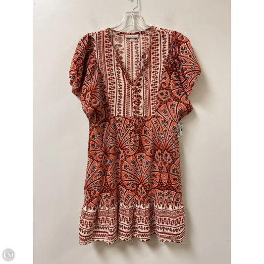 Dress Casual Short By Knox Rose In Orange, Size: Xs