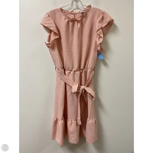 Dress Casual Short By Shein In Pink, Size: L