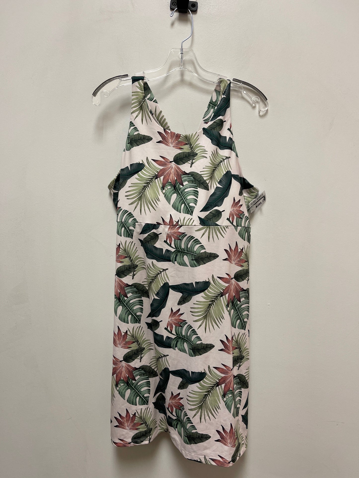 Athletic Dress By Kyodan In Tropical Print, Size: Xl