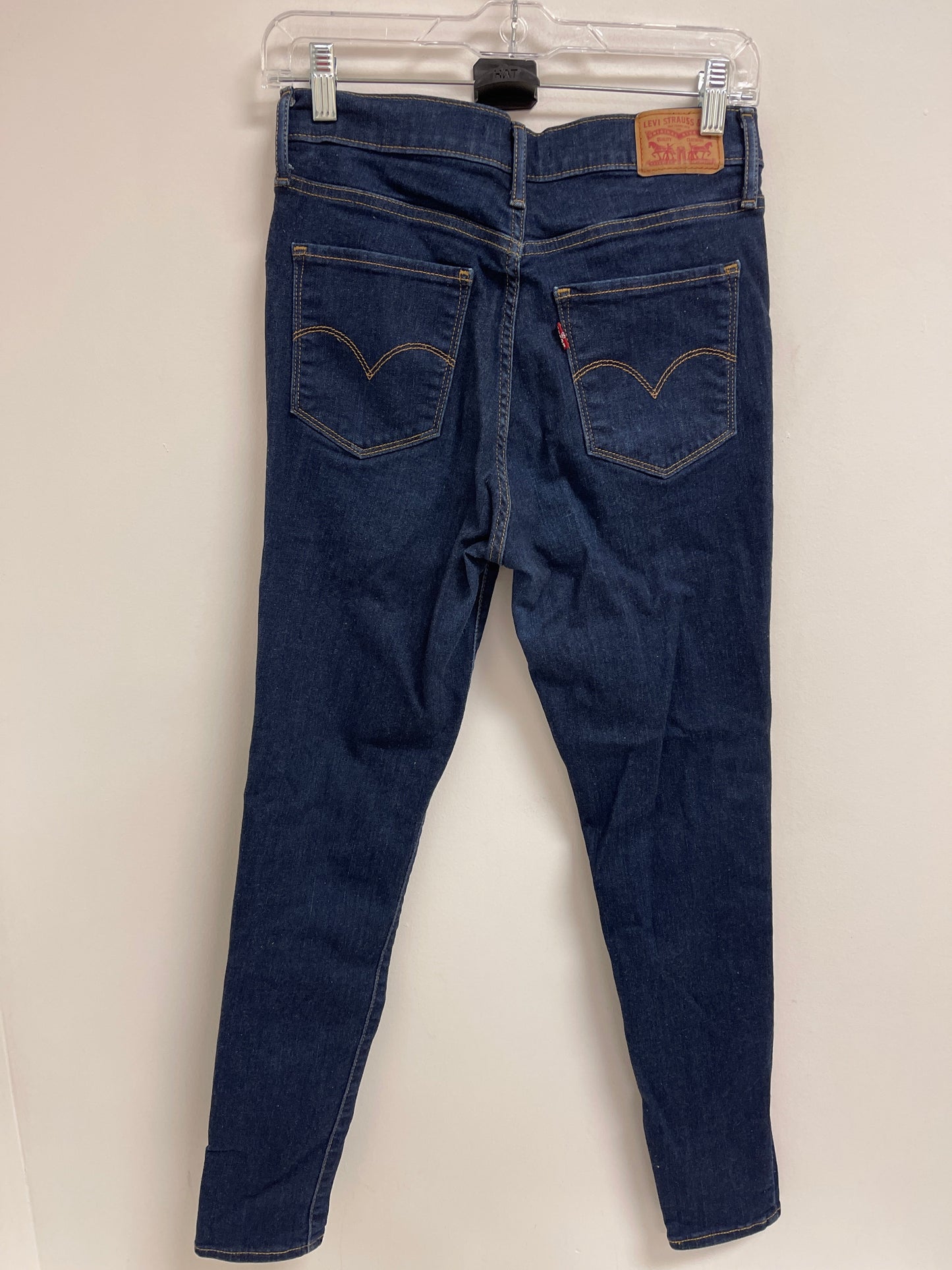 Jeans Skinny By Levis In Blue Denim, Size: 8