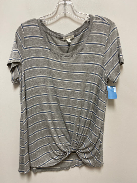 Top Short Sleeve By Clothes Mentor In Striped Pattern, Size: L