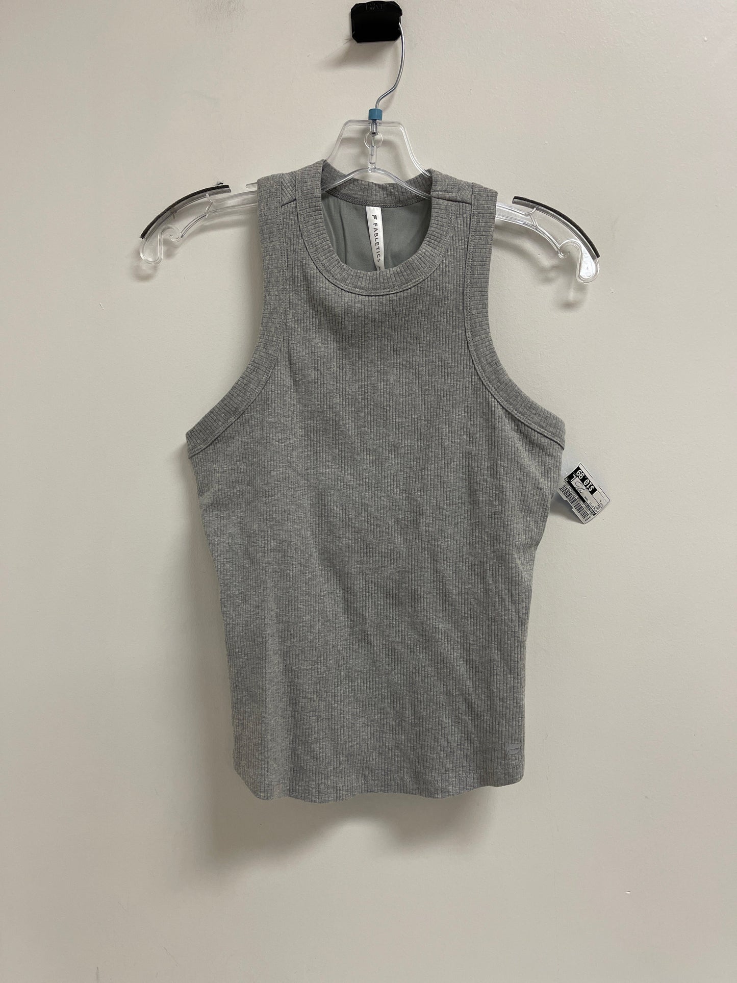 Athletic Tank Top By Fabletics In Grey, Size: L