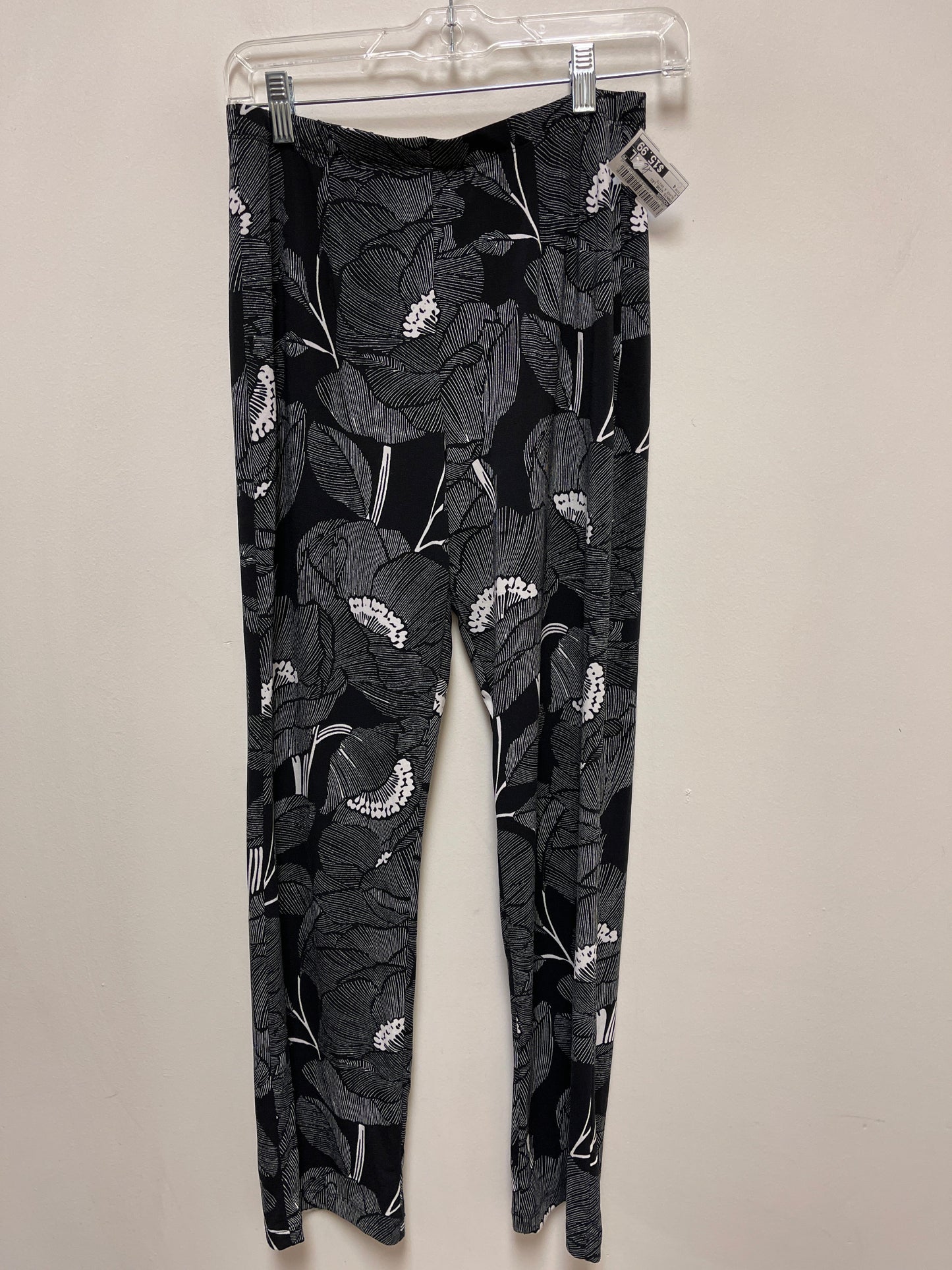 Pants Wide Leg By Chicos In Black & White, Size: 4