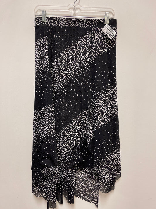 Skirt Maxi By Chicos In Black & White, Size: 4