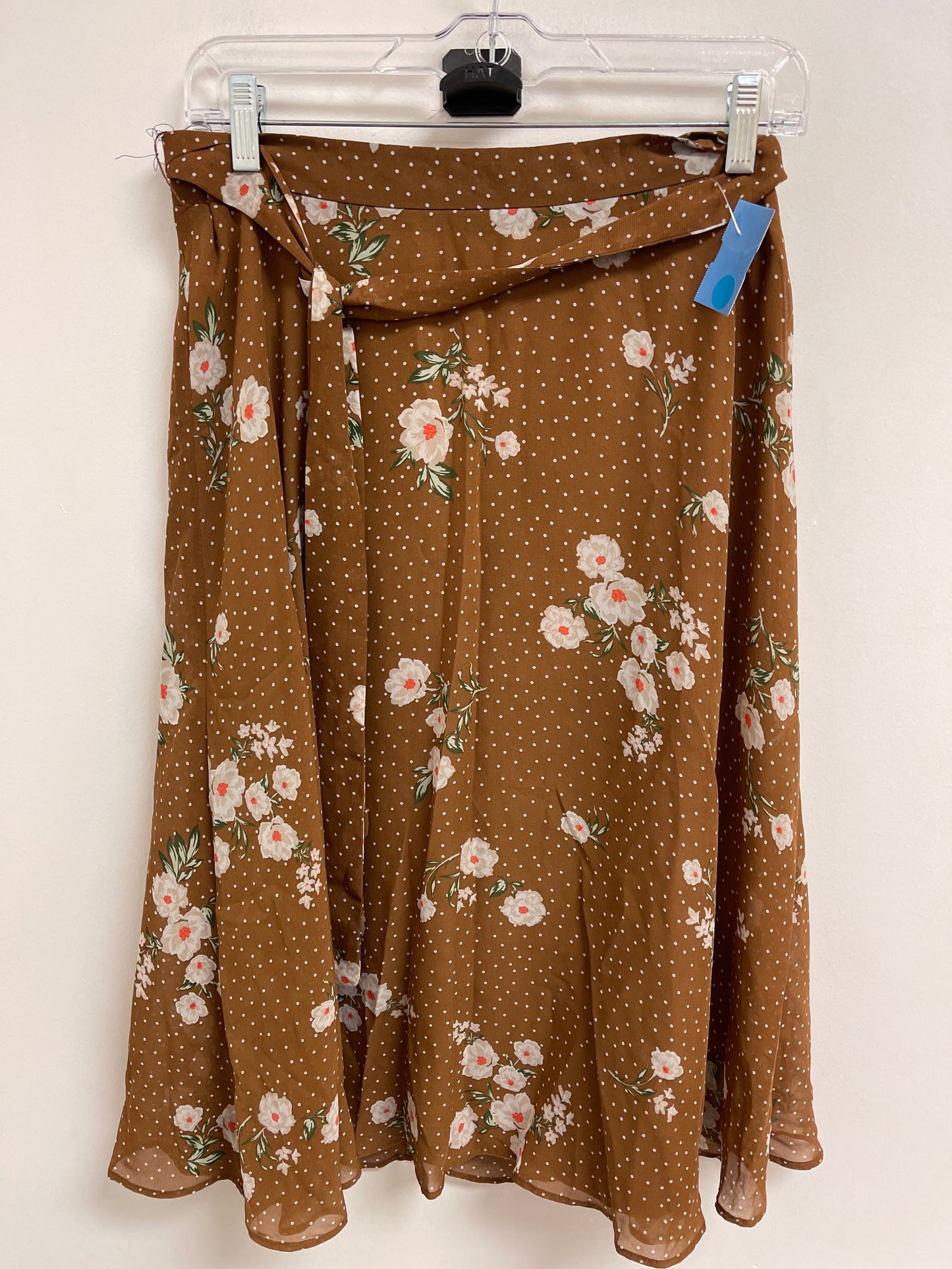 Skirt Midi By Ann Taylor In Brown, Size: S