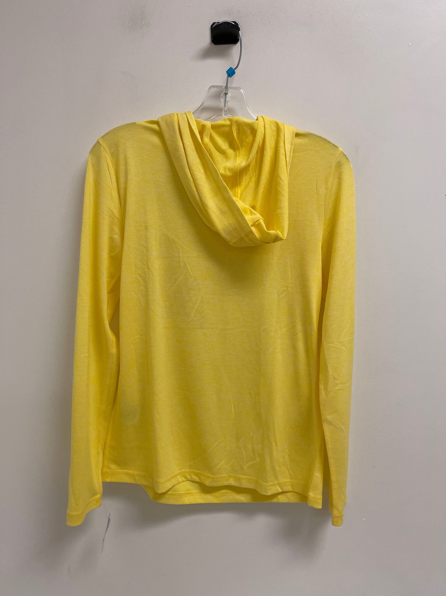 Athletic Top Long Sleeve Hoodie By Ideology In Yellow, Size: S