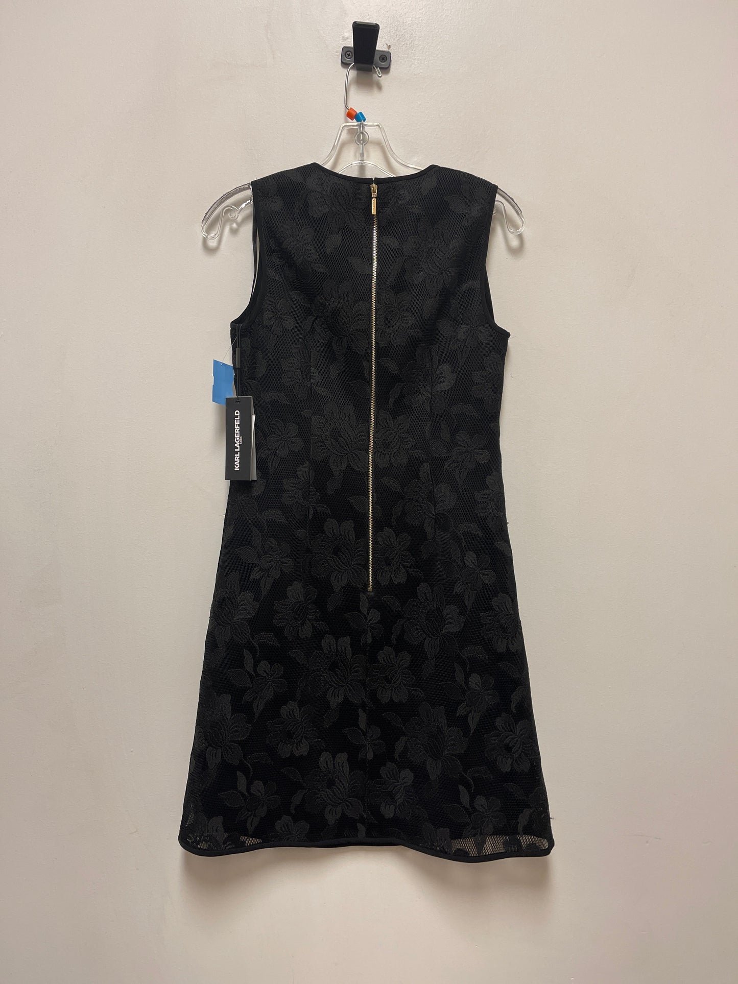 Dress Designer By Karl Lagerfeld In Black, Size: S