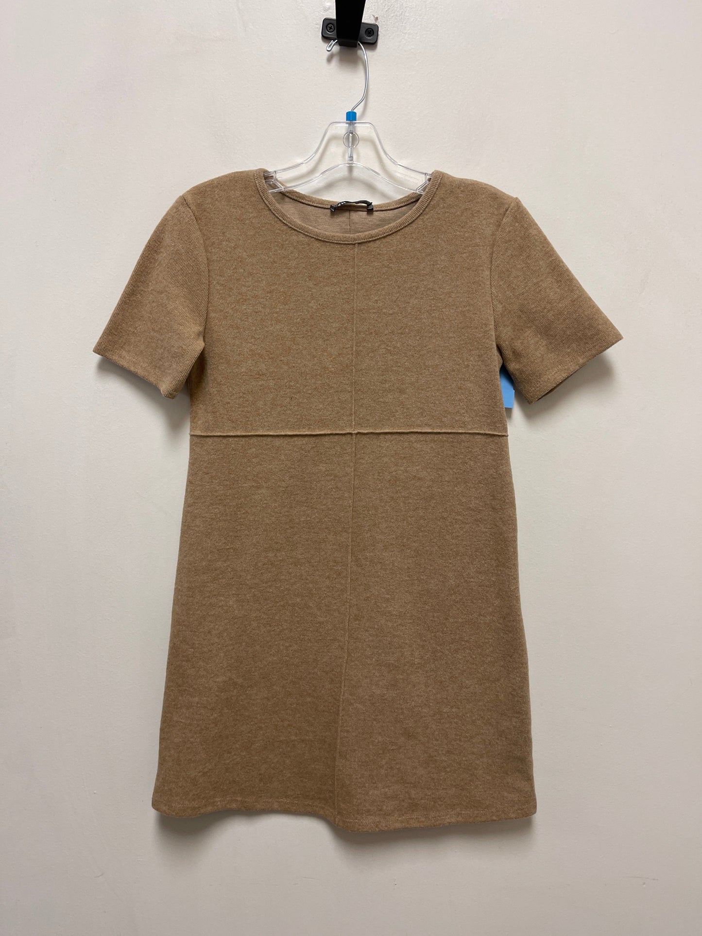 Dress Casual Short By Zara In Brown, Size: S