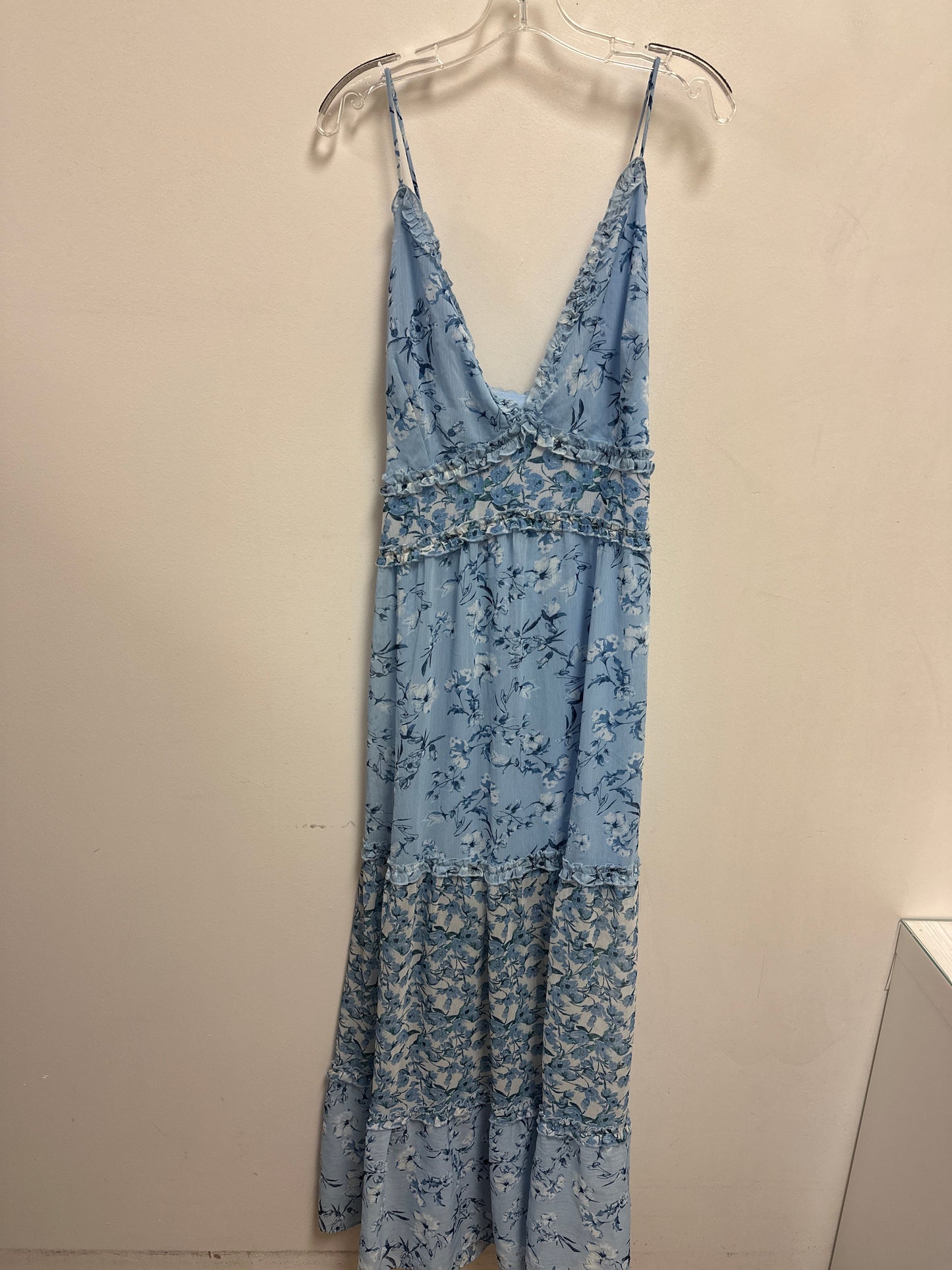 Dress Casual Maxi By Clothes Mentor In Blue, Size: 1x