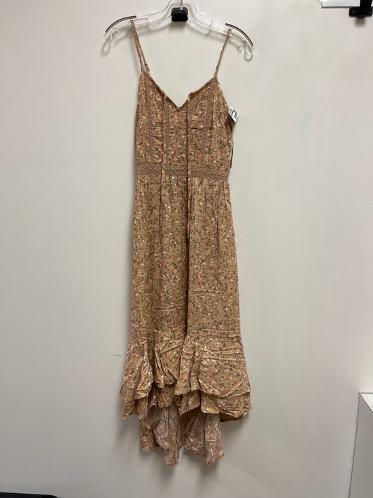 Dress Casual Maxi By Japna In Brown & Pink, Size: M