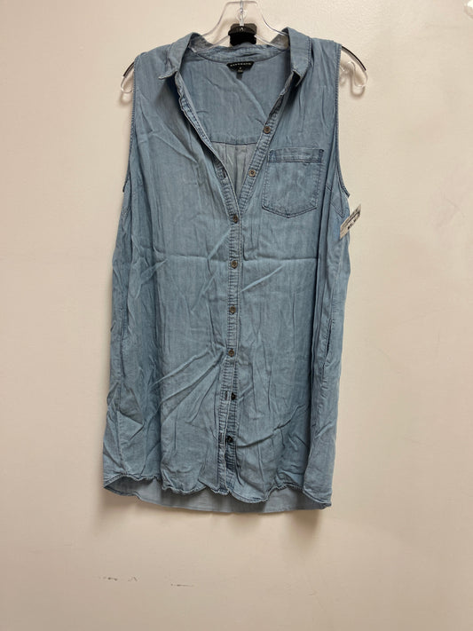 Dress Casual Short By Staccato In Blue Denim, Size: M